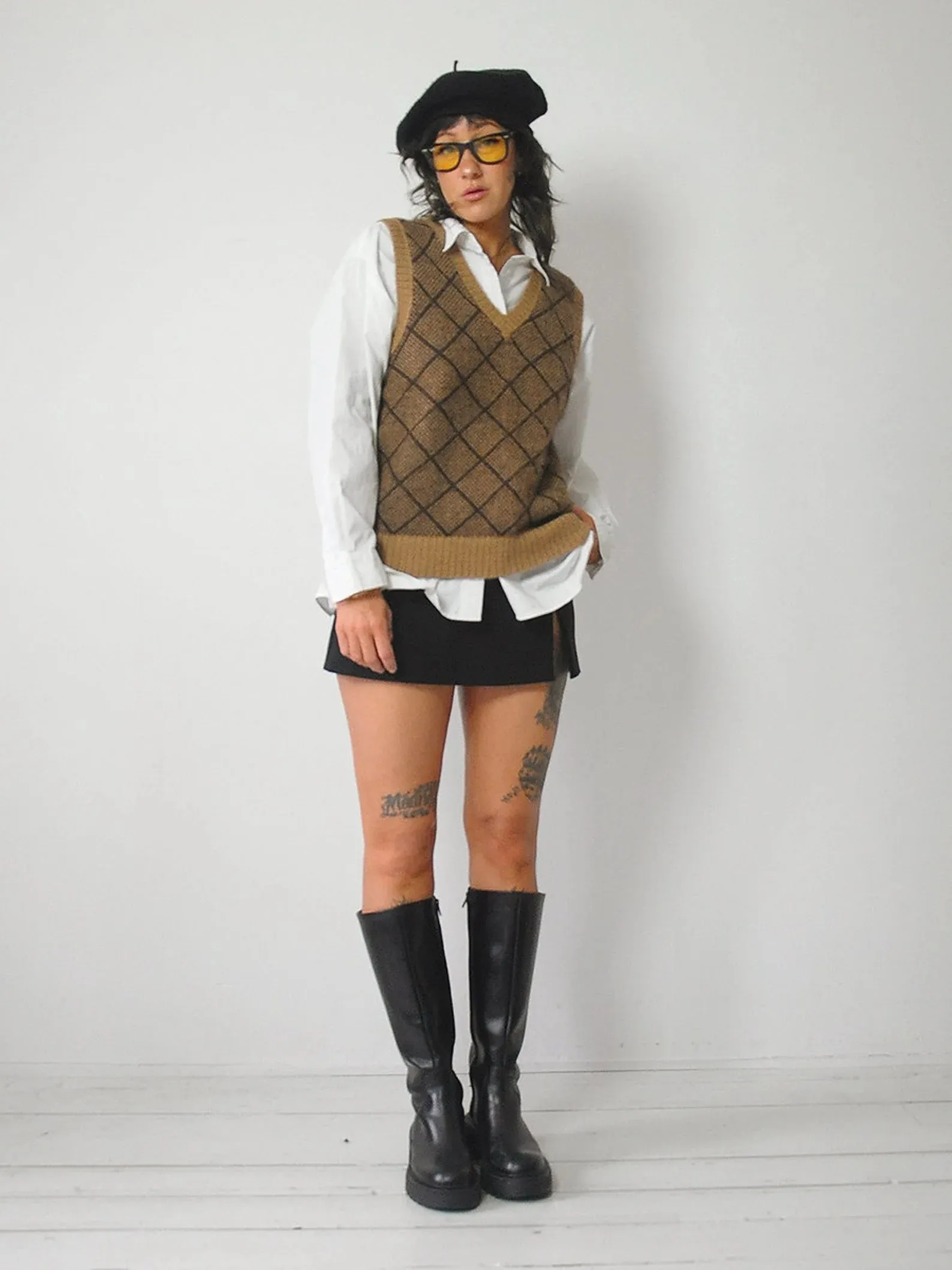 1970's Alpaca Menswear Sweater Vest