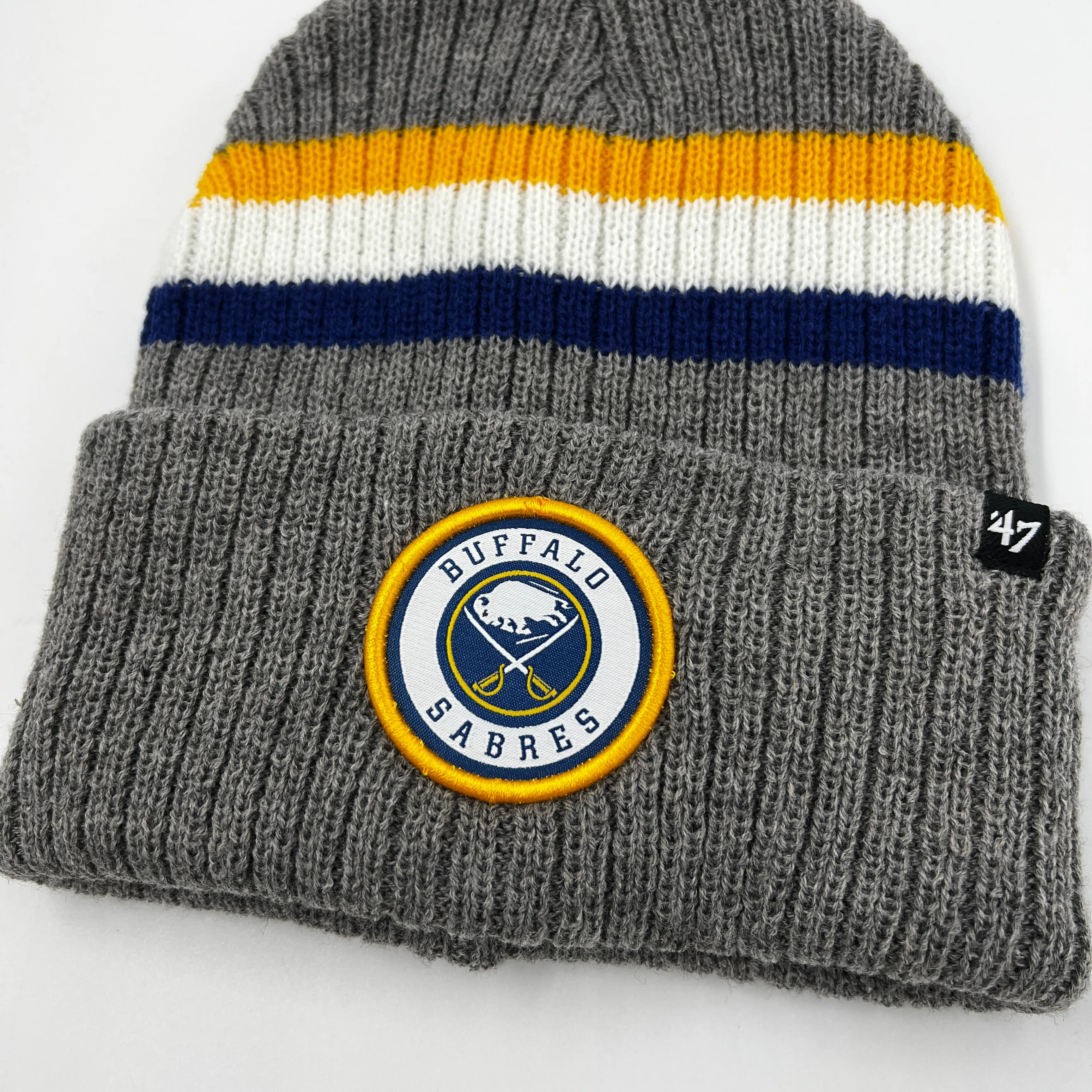 '47 Brand Buffalo Sabres Dark Grey Knit Winter Hat