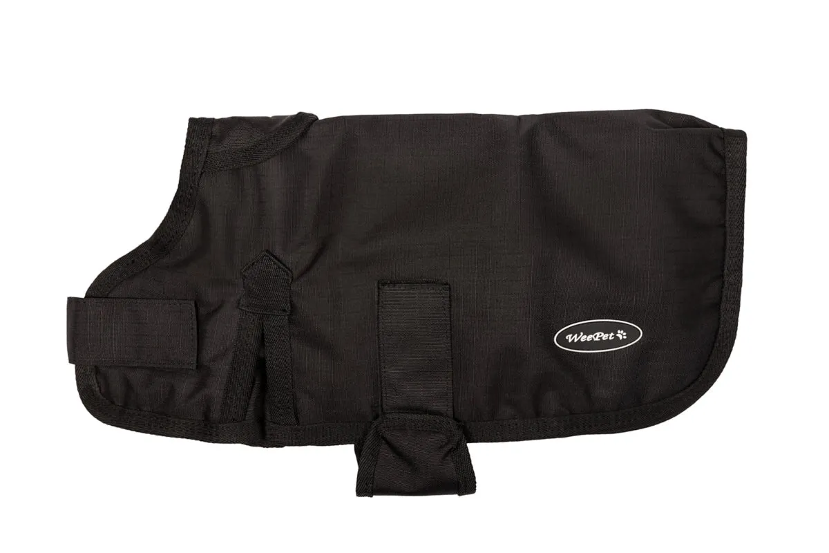 All Seasons Waterproof Dog Coat in Black