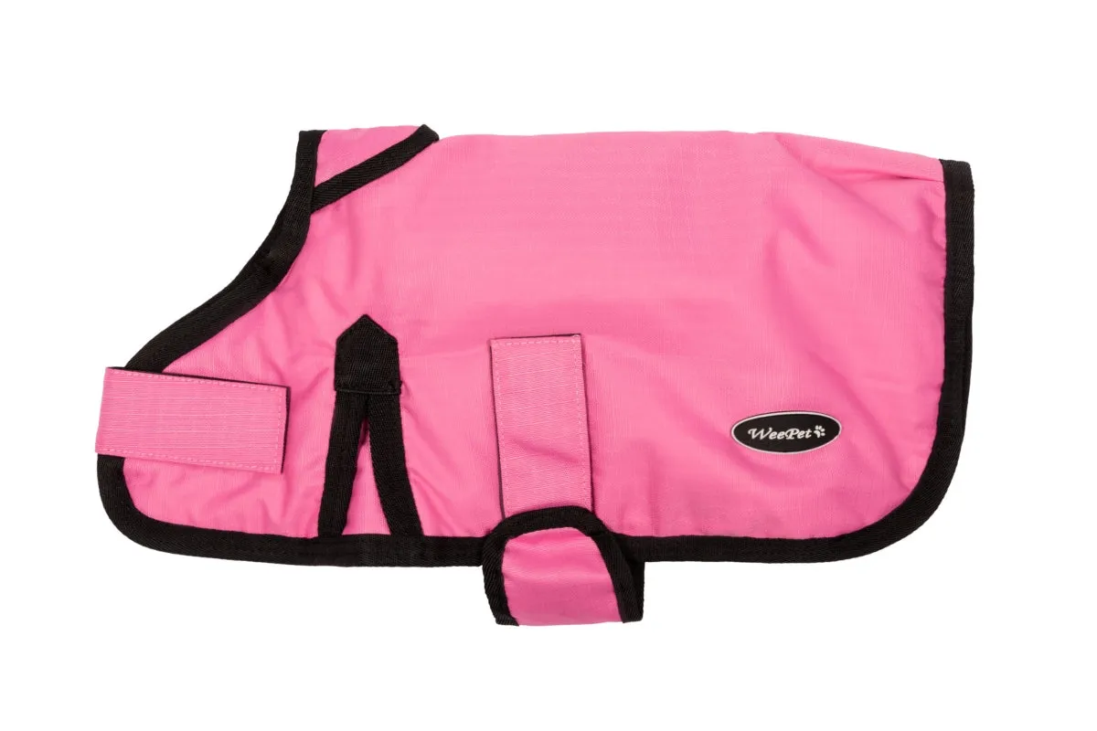 All Seasons Waterproof Dog Coat in Pink