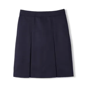 At The Knee Box Pleat Skirt with Pockets