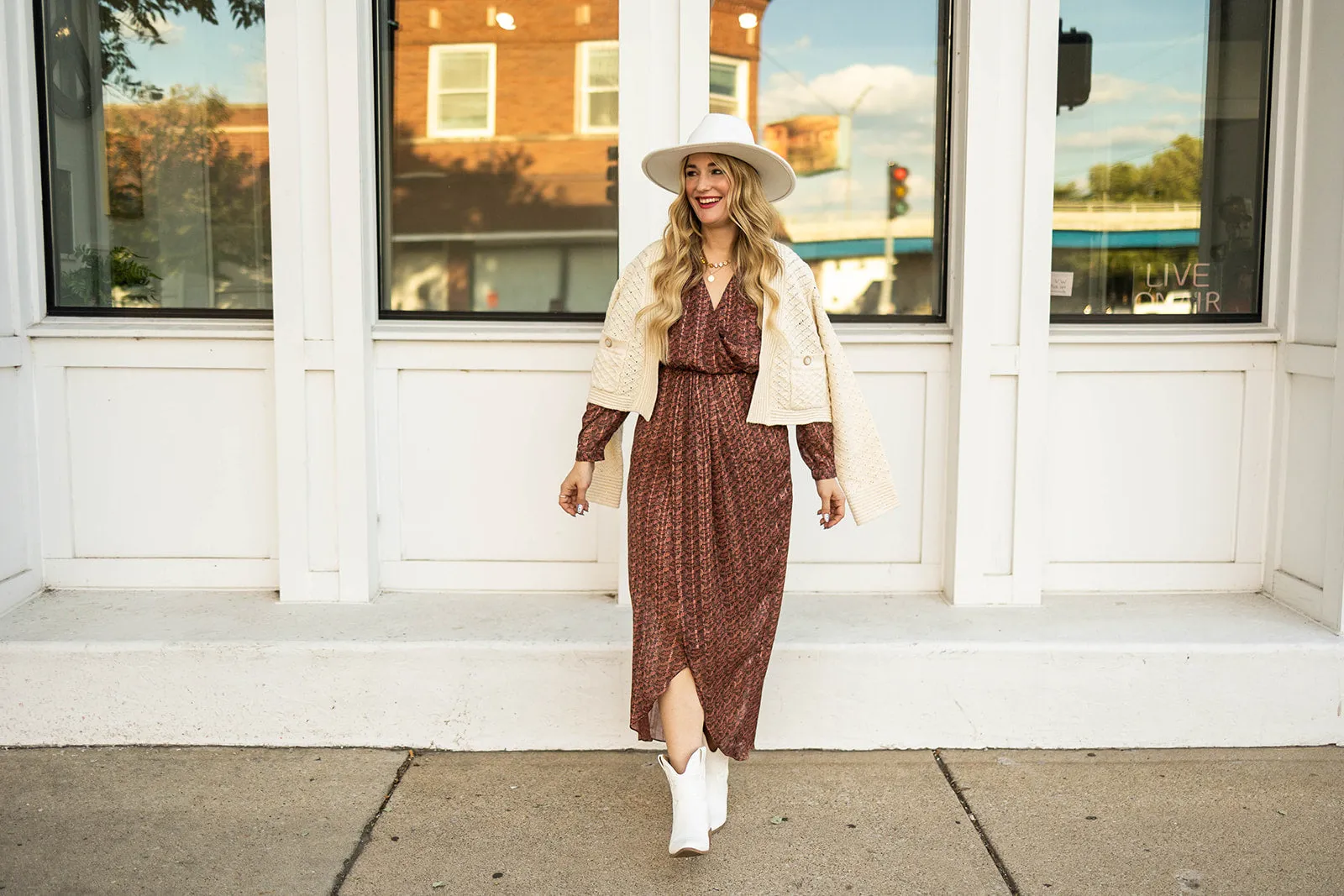 caliope long sleeve dress