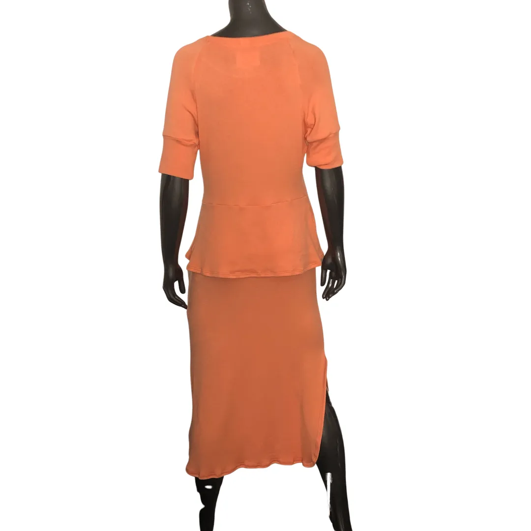 Cawaway Sweater & Shelby Skirt - Papaya