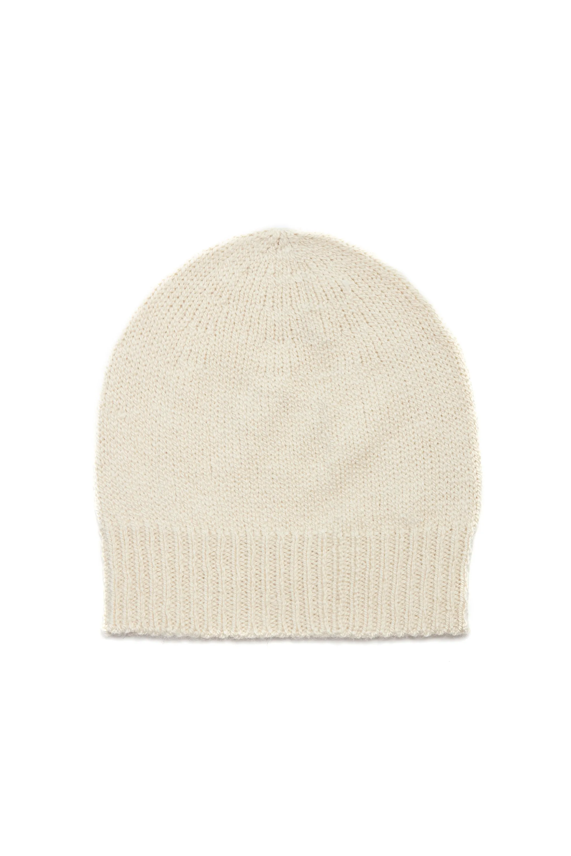 Chesire Knit Hat in Ivory Cashmere