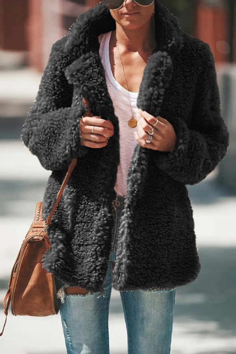 Chicindress Winter Plush Coat Cardigan