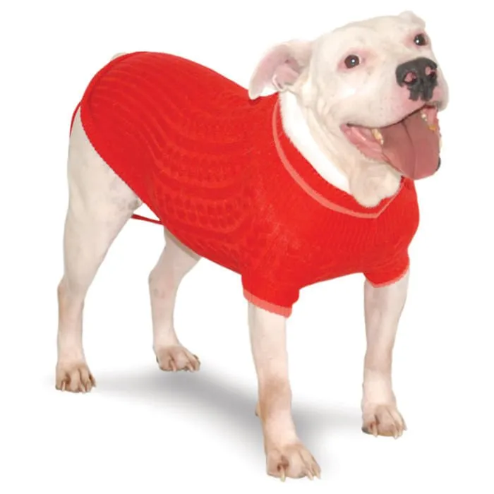 Classic Cable Big Dog Sweater, Large