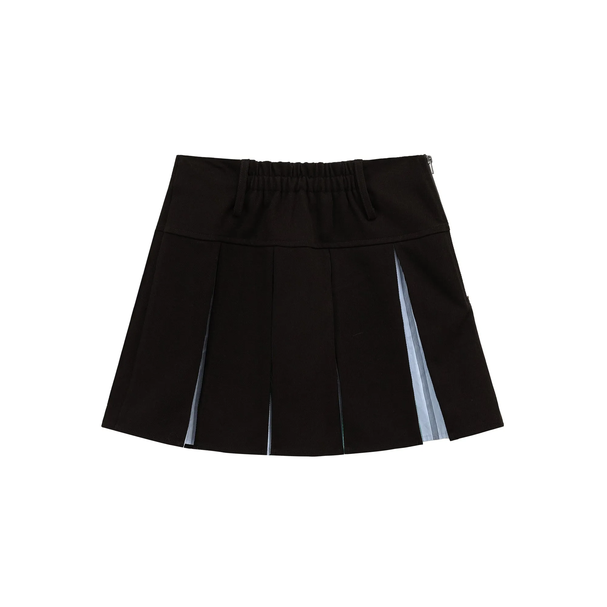 Color Scheme Pleated Skirt