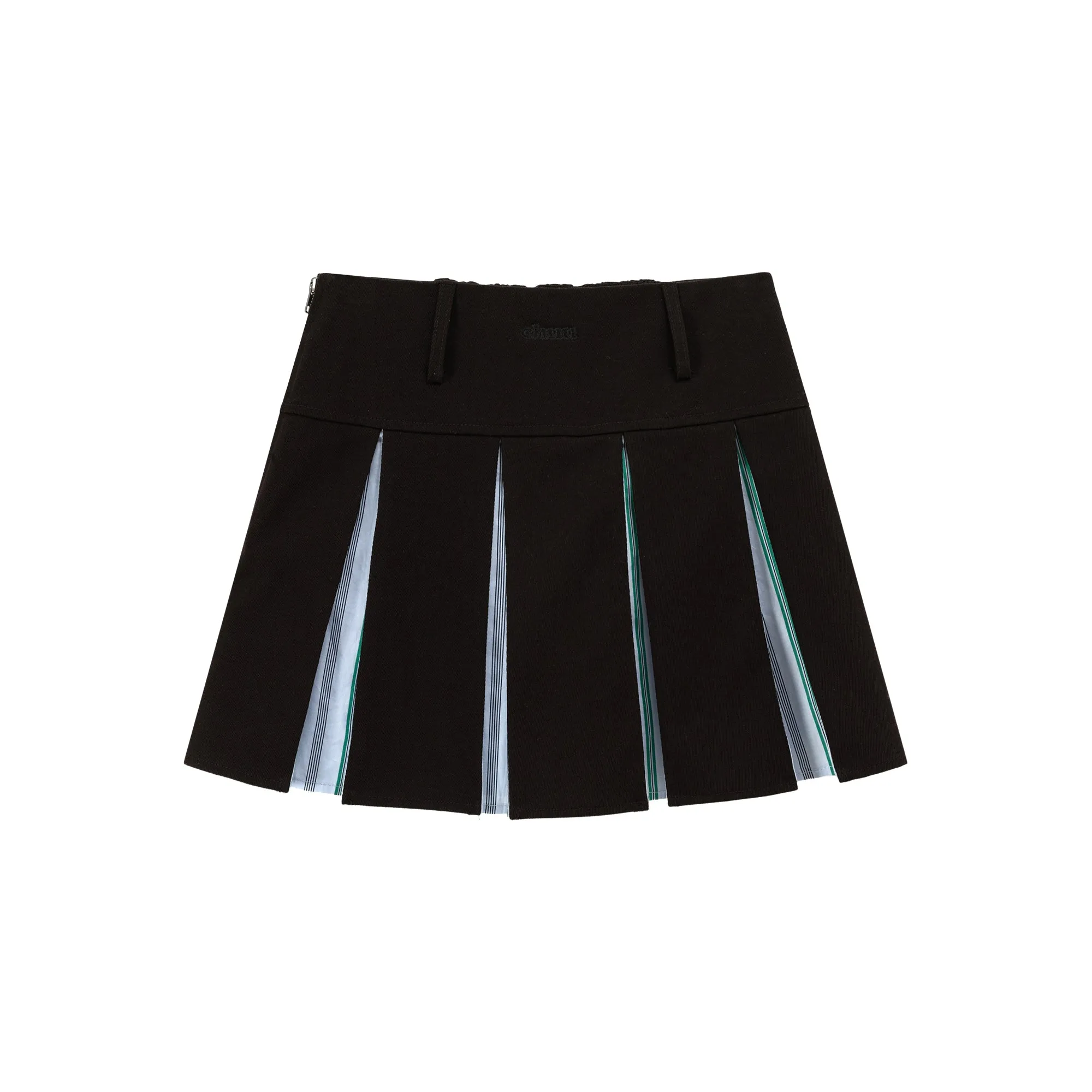 Color Scheme Pleated Skirt