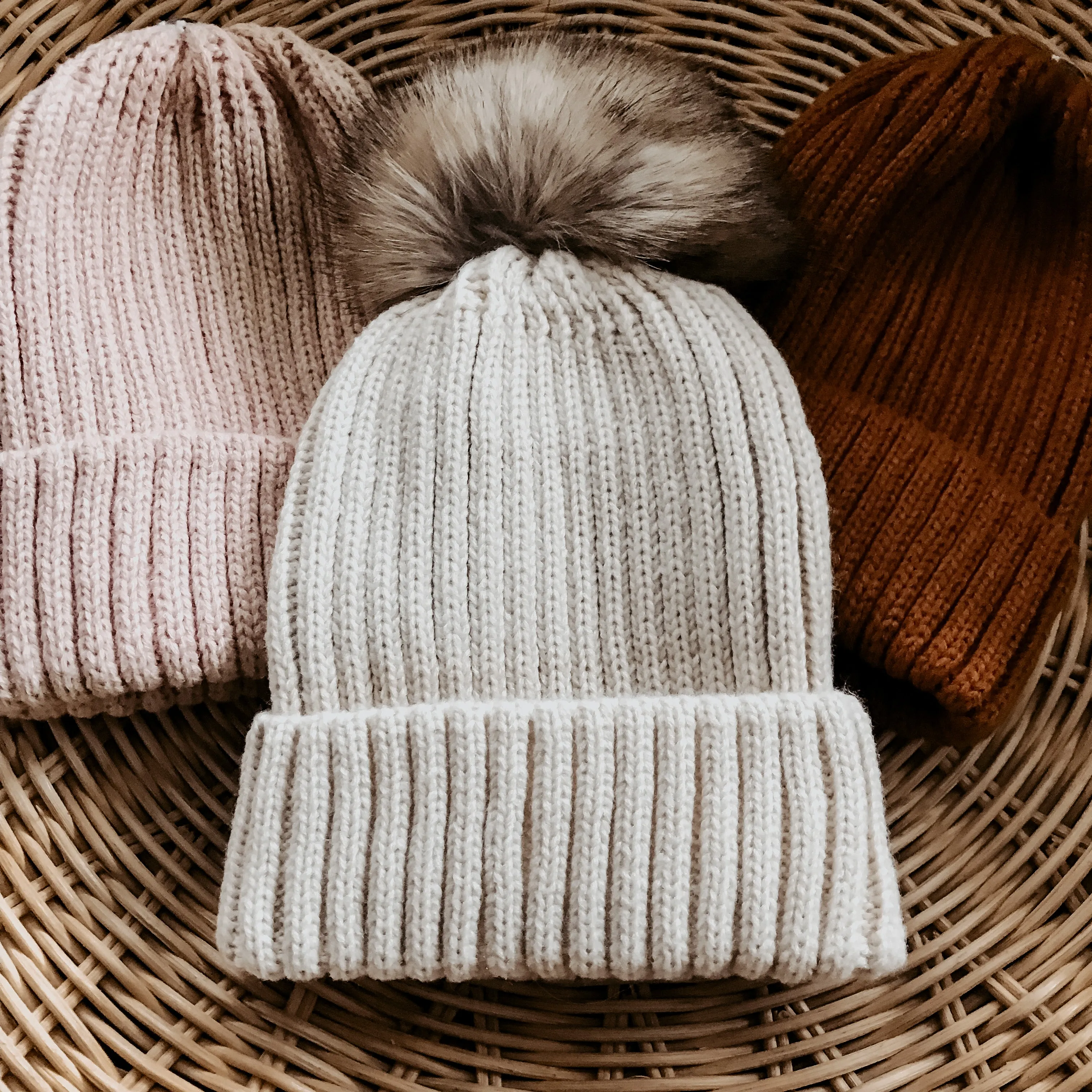 Cotton Knit Beanie