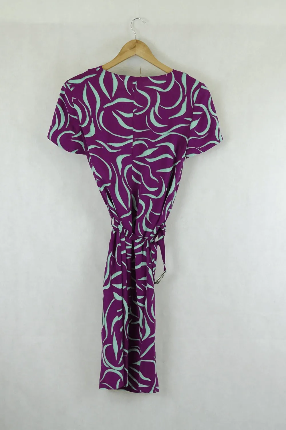 Diane Von Furstenberg Purple Dress 8