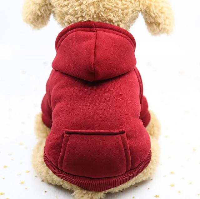 Dogs clothes Dog Hoodies Autumn and winter warm sweater For Dogs Coat Jackets Cotton Puppy Pet Overalls For Costume Cat clothes