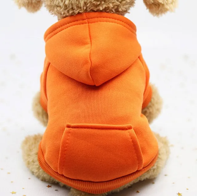 Dogs clothes Dog Hoodies Autumn and winter warm sweater For Dogs Coat Jackets Cotton Puppy Pet Overalls For Costume Cat clothes