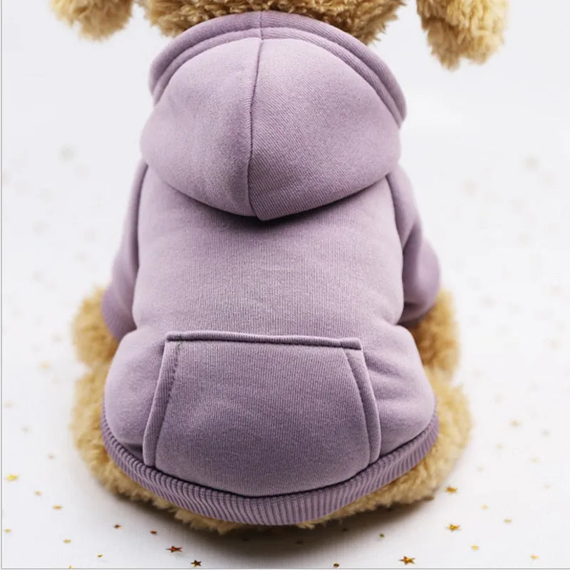 Dogs clothes Dog Hoodies Autumn and winter warm sweater For Dogs Coat Jackets Cotton Puppy Pet Overalls For Costume Cat clothes