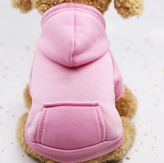 Dogs clothes Dog Hoodies Autumn and winter warm sweater For Dogs Coat Jackets Cotton Puppy Pet Overalls For Costume Cat clothes