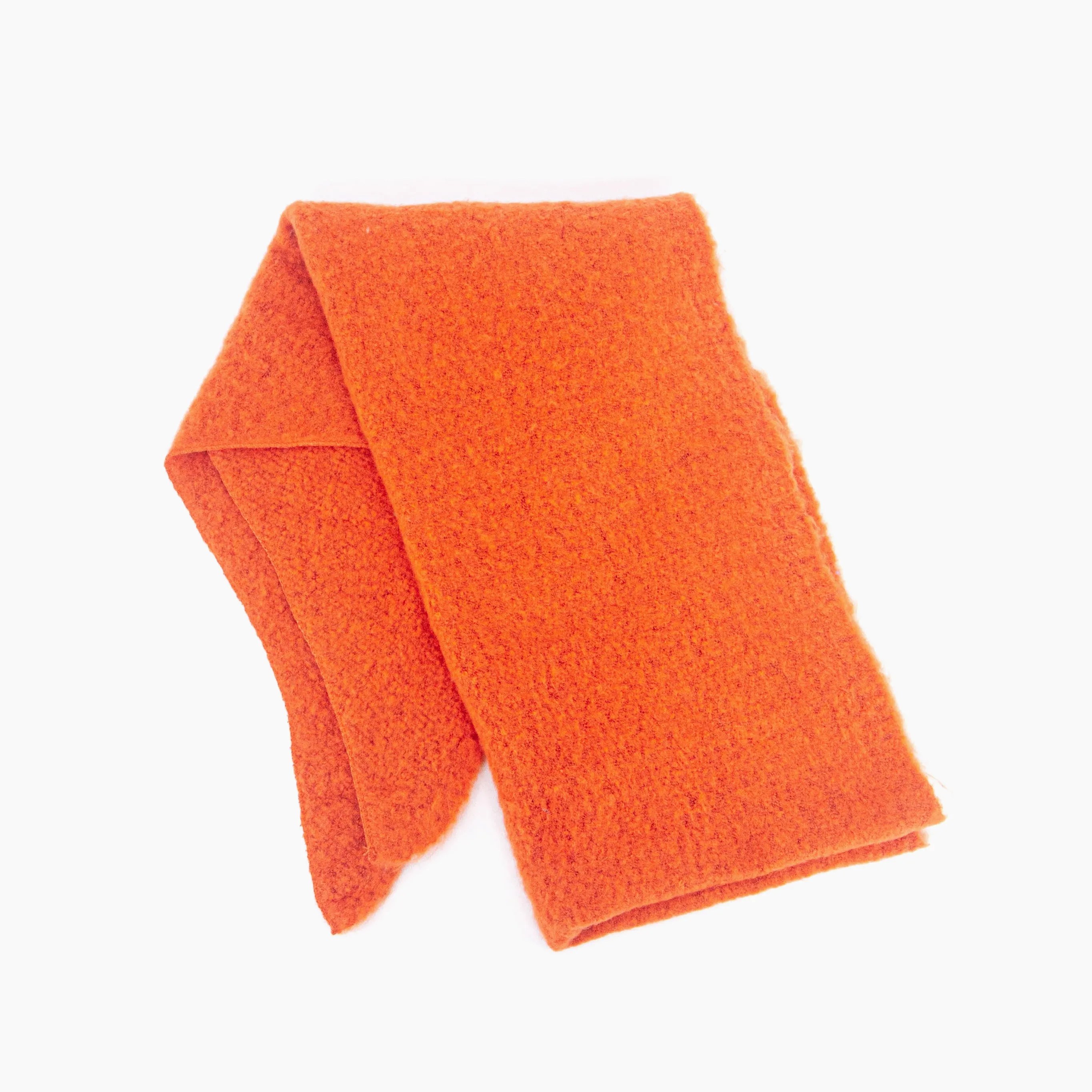 Evie Heavyweight Asymmetric Scarf - Orange