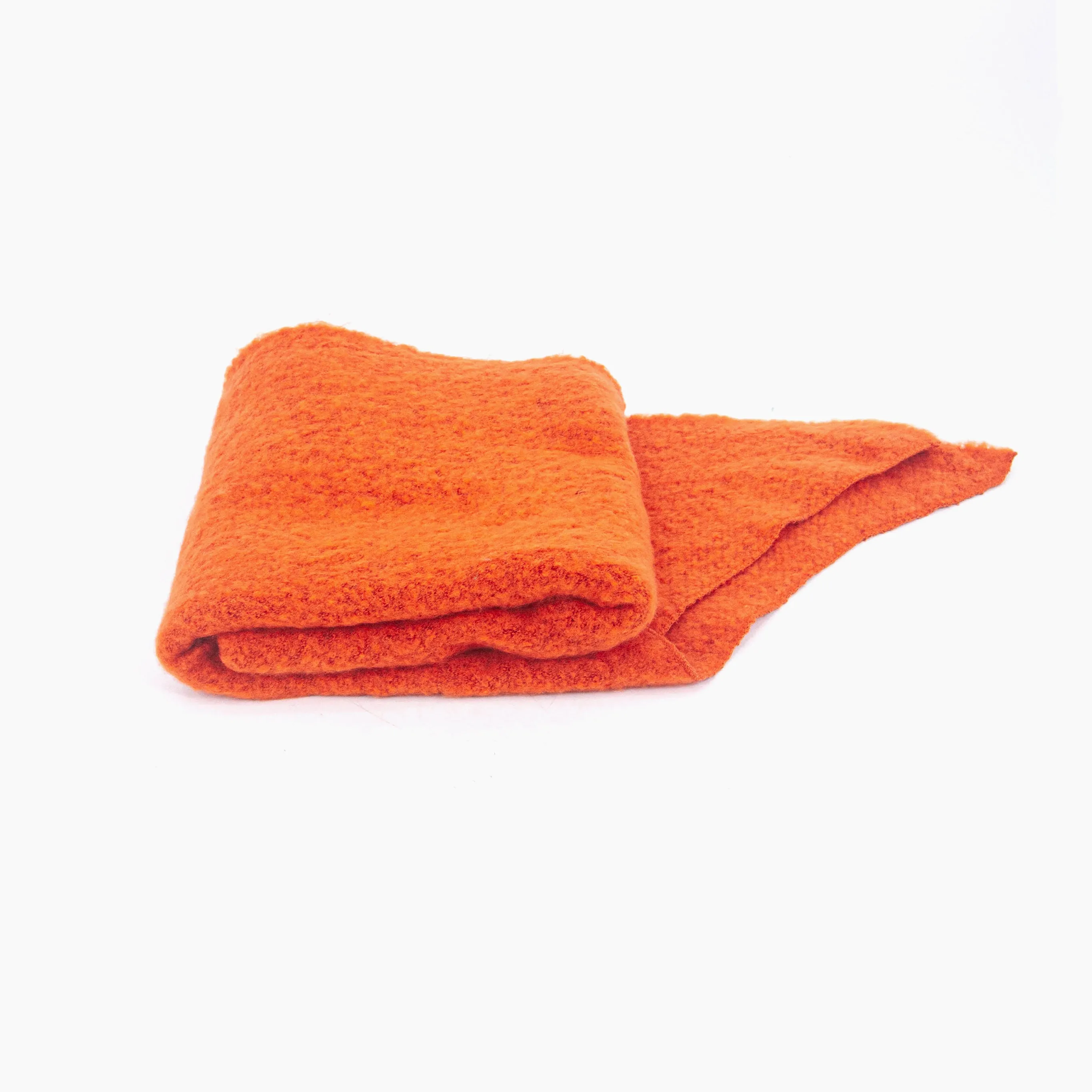 Evie Heavyweight Asymmetric Scarf - Orange