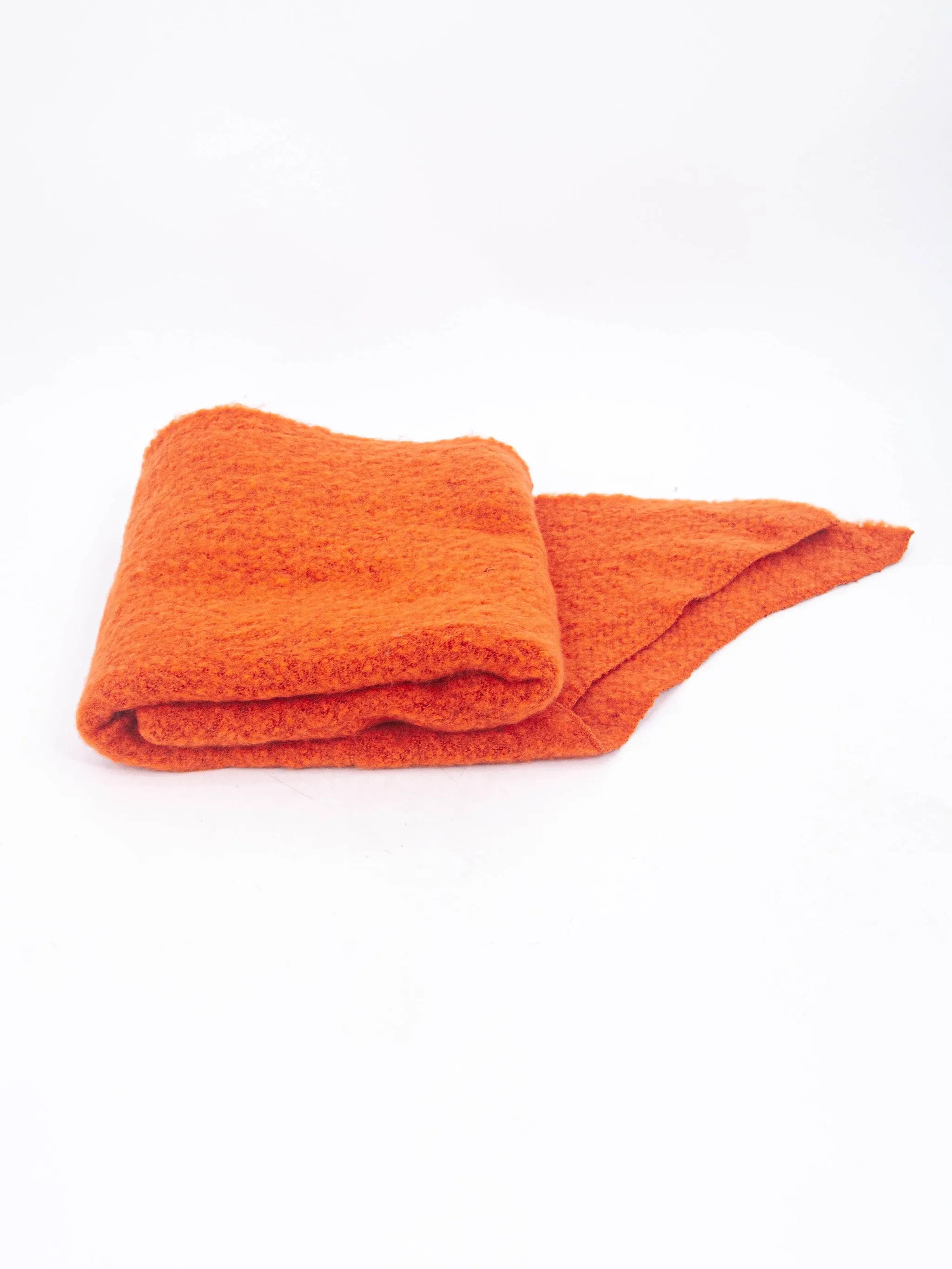 Evie Heavyweight Asymmetric Scarf - Orange