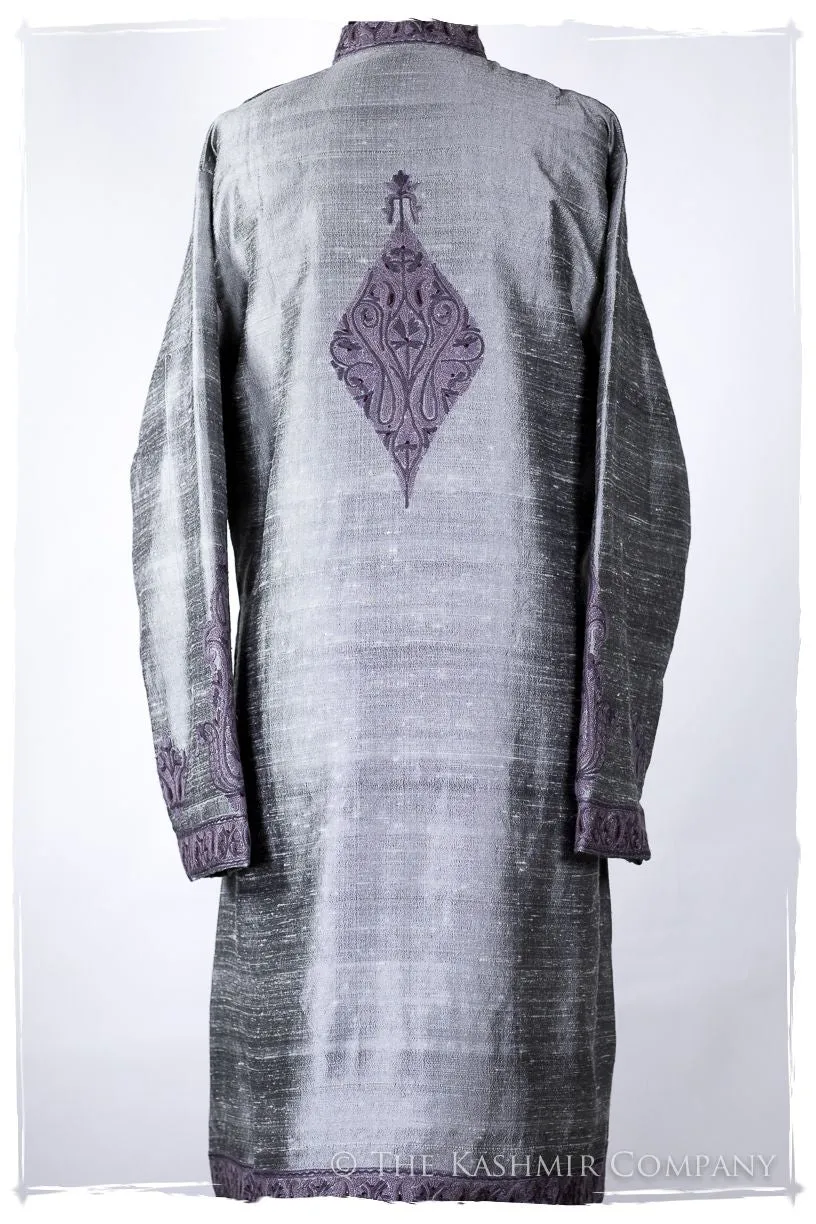 Française Argent d'orient Royalé Paisley Silk Coat