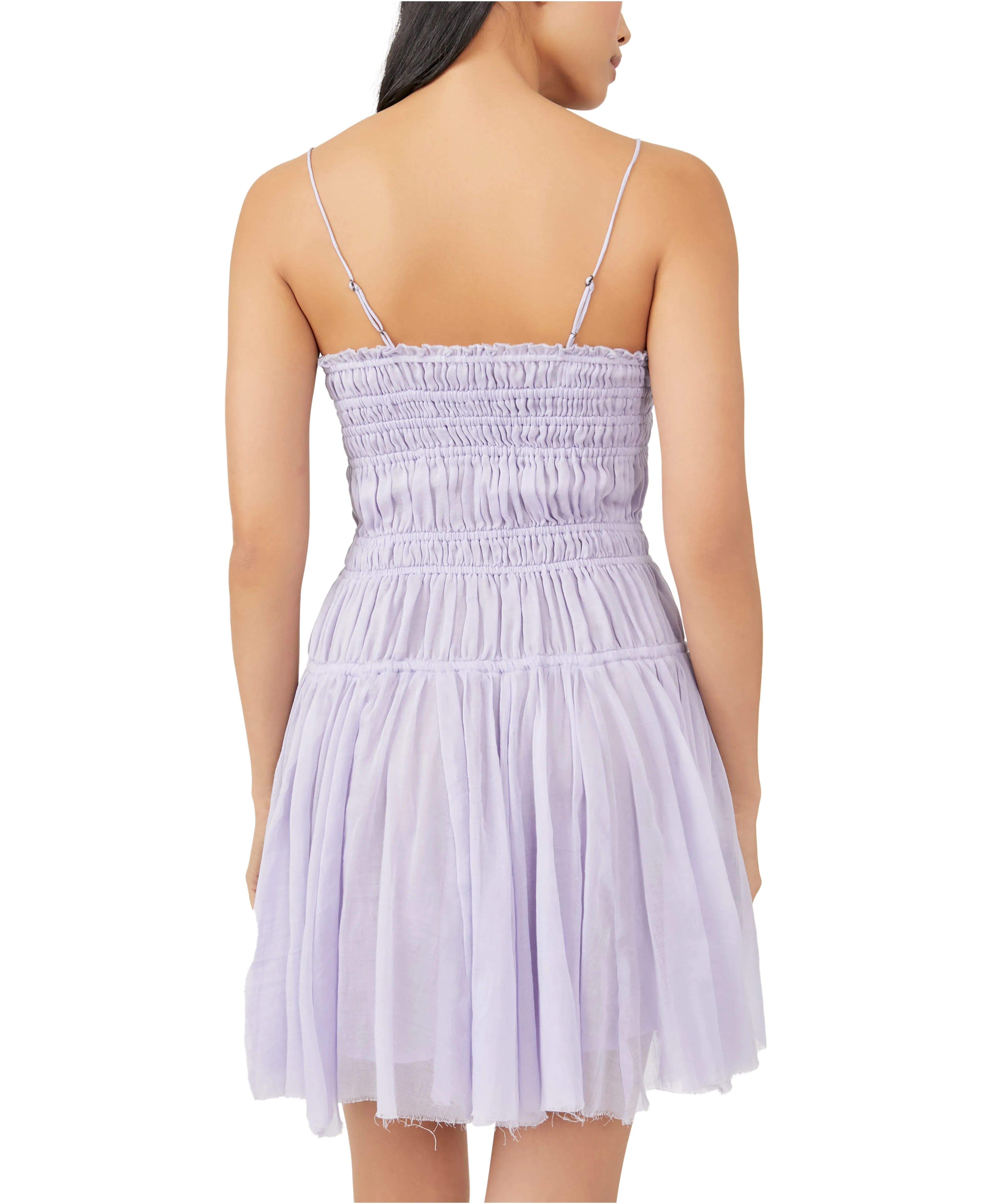 Free People One Lausanne Violet Frost Slip Dress