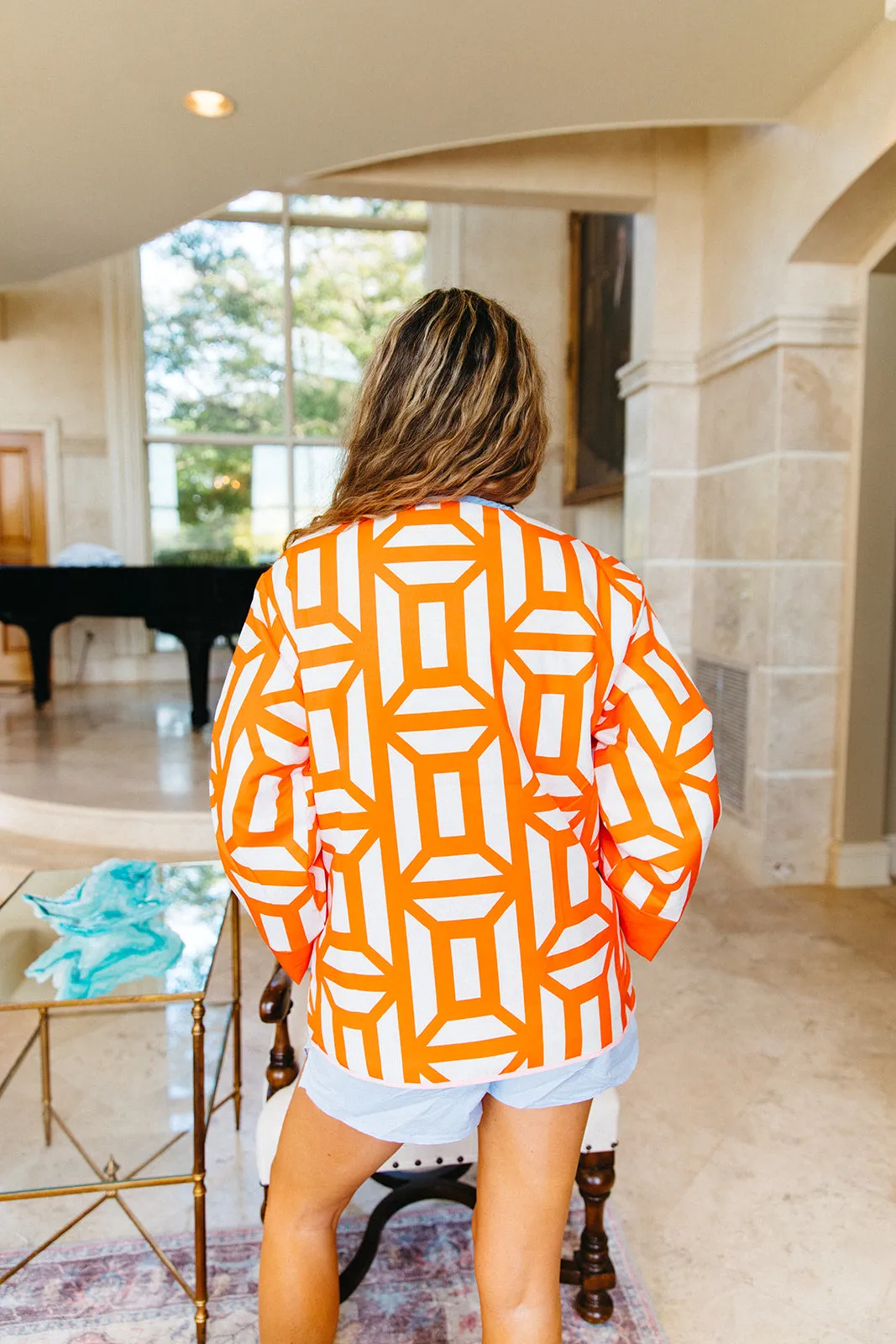 Good To Go Reversible Jacket - Orange