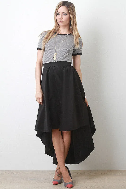 High Low Maxi Skirt