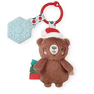 Holiday Itzy Pal™ Plush   Teether - Bear