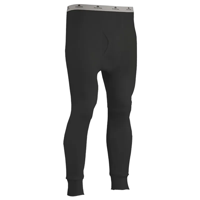 Indera 100% Cotton Expedition Weight Thermal Underwear - Black  890-BK