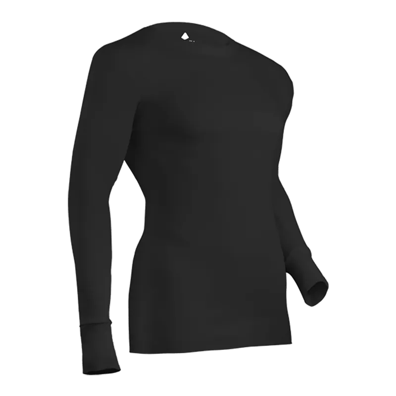 Indera 100% Cotton Expedition Weight Thermal Underwear - Black  890-BK