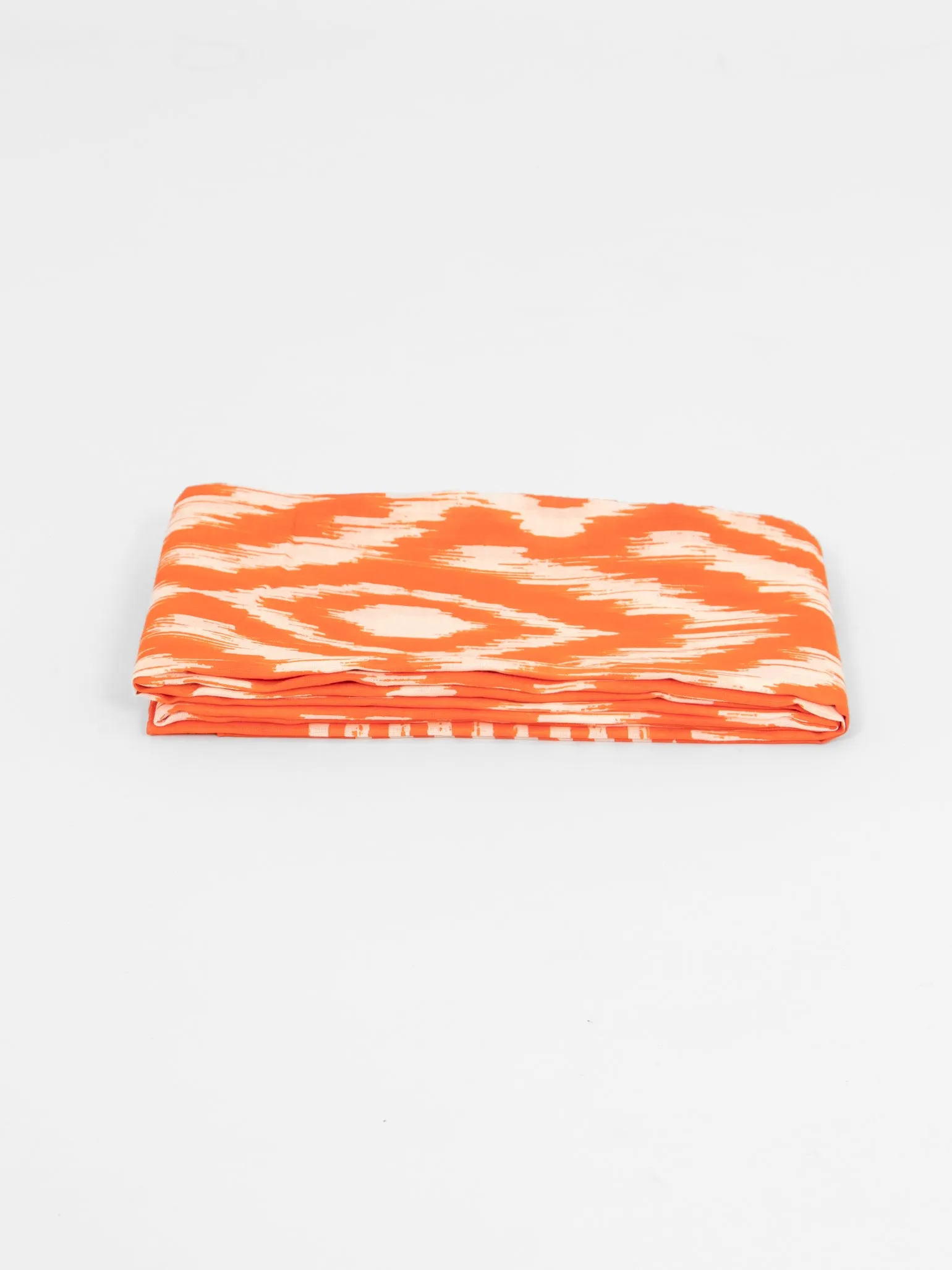 Indie Lightweight Cotton Scarf - Orange, Aztec