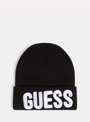 Jet Black Logo Beanie