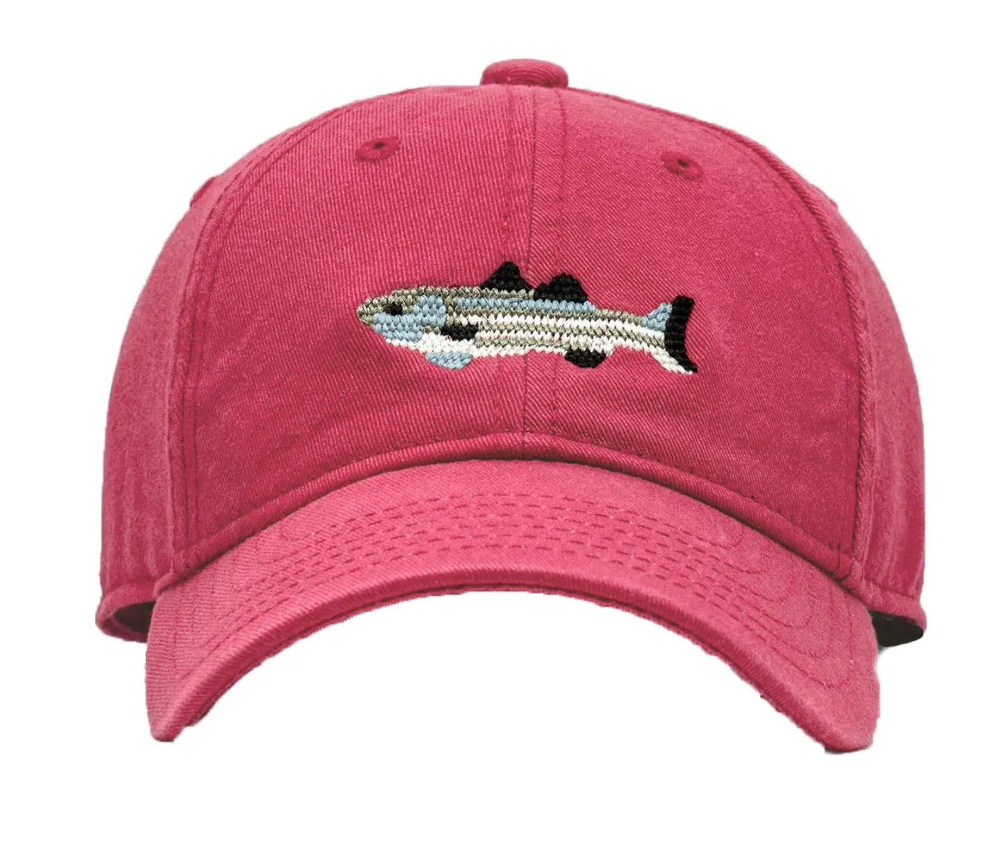 Kid's Needlepoint Hat - Striped Bass