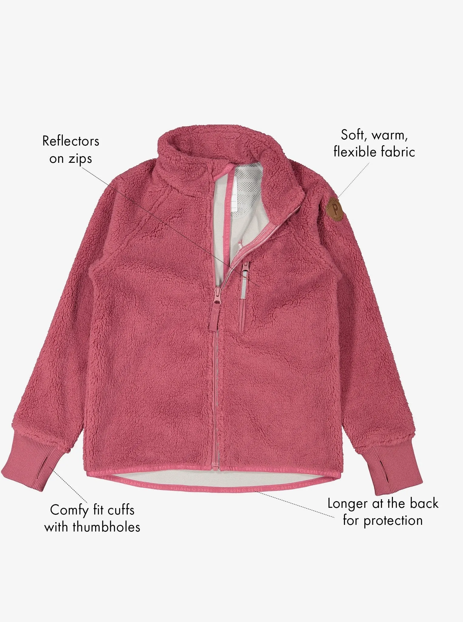 Kids Soft Pile Fleece Jacket