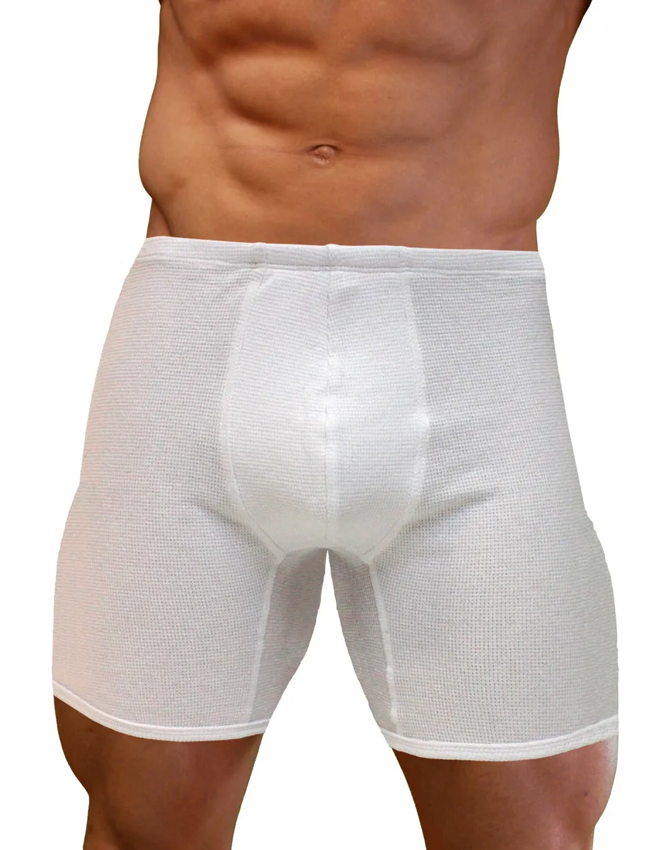 Mens Stretch Thermal Cotton Boxer Brief - BLOWOUT SALE!