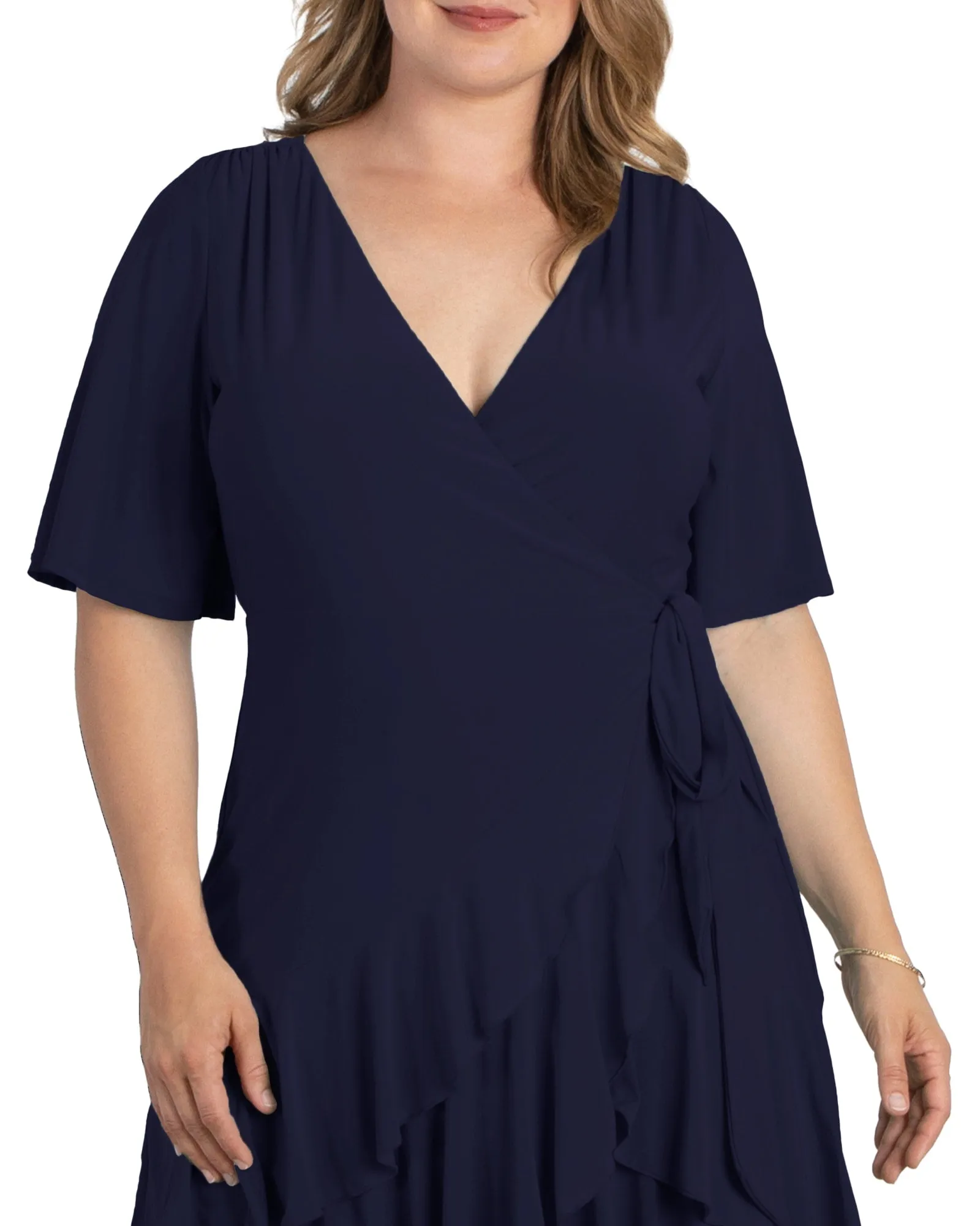 Miranda Wrap Dress | NOUVEAU NAVY