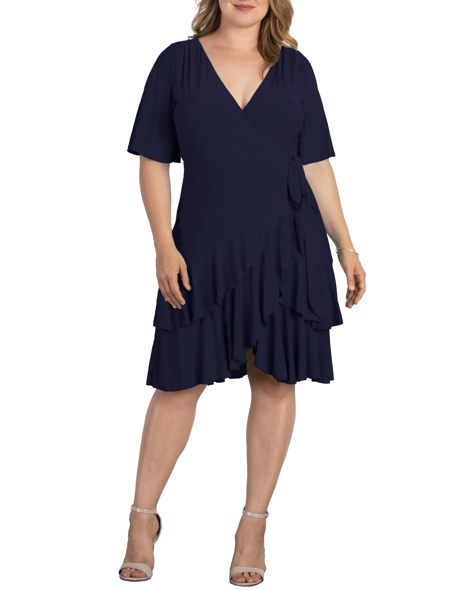 Miranda Wrap Dress | NOUVEAU NAVY