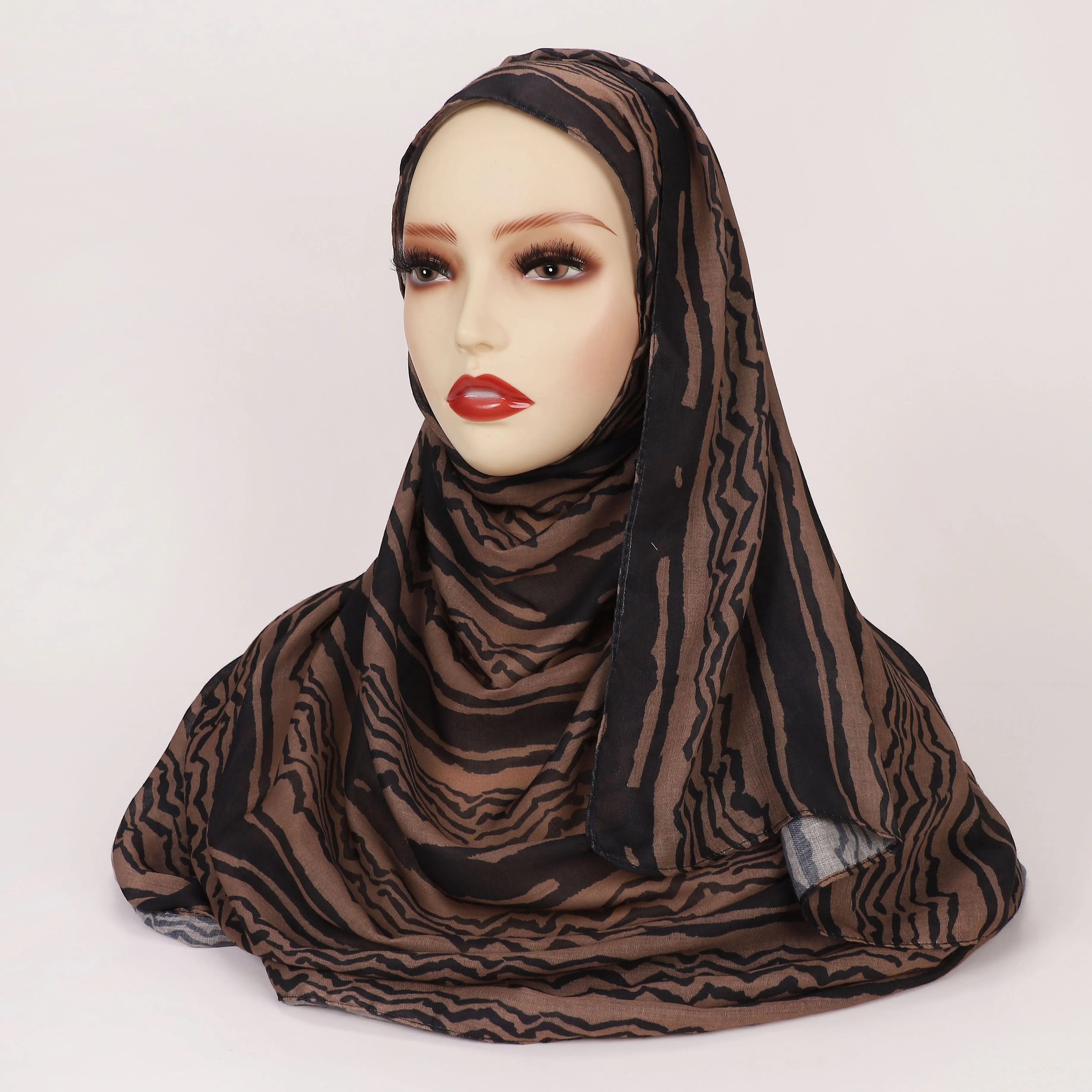 MYBD01  PRINTED COTTON MODAL HIJAB