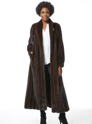 NAFA or SAGA Select Female Mink Fur Coat with Full Swing