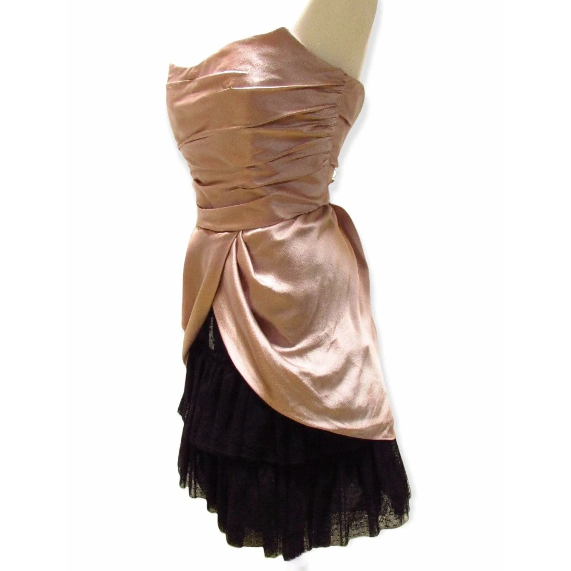 Philosophy by Alberta Ferretti Silk Strapless Dress