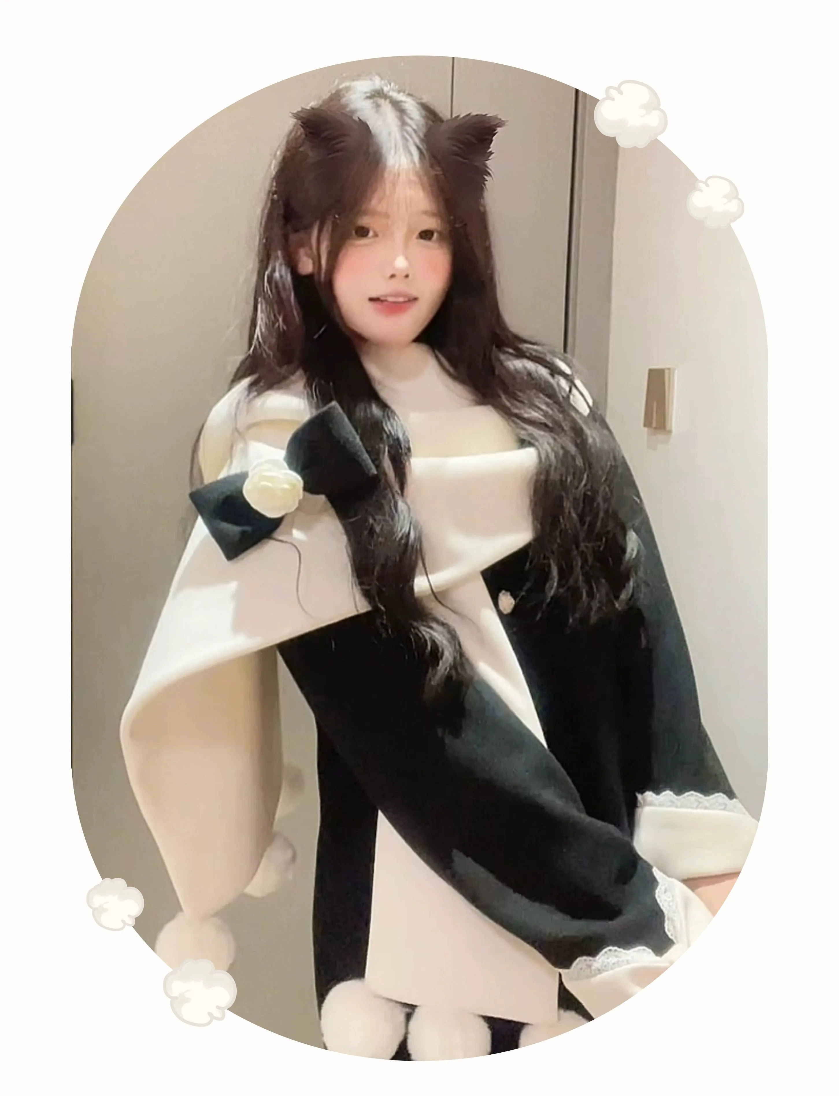 Platycodon House~Winter Sweet Lolita Coat Long Scarf Outerwear