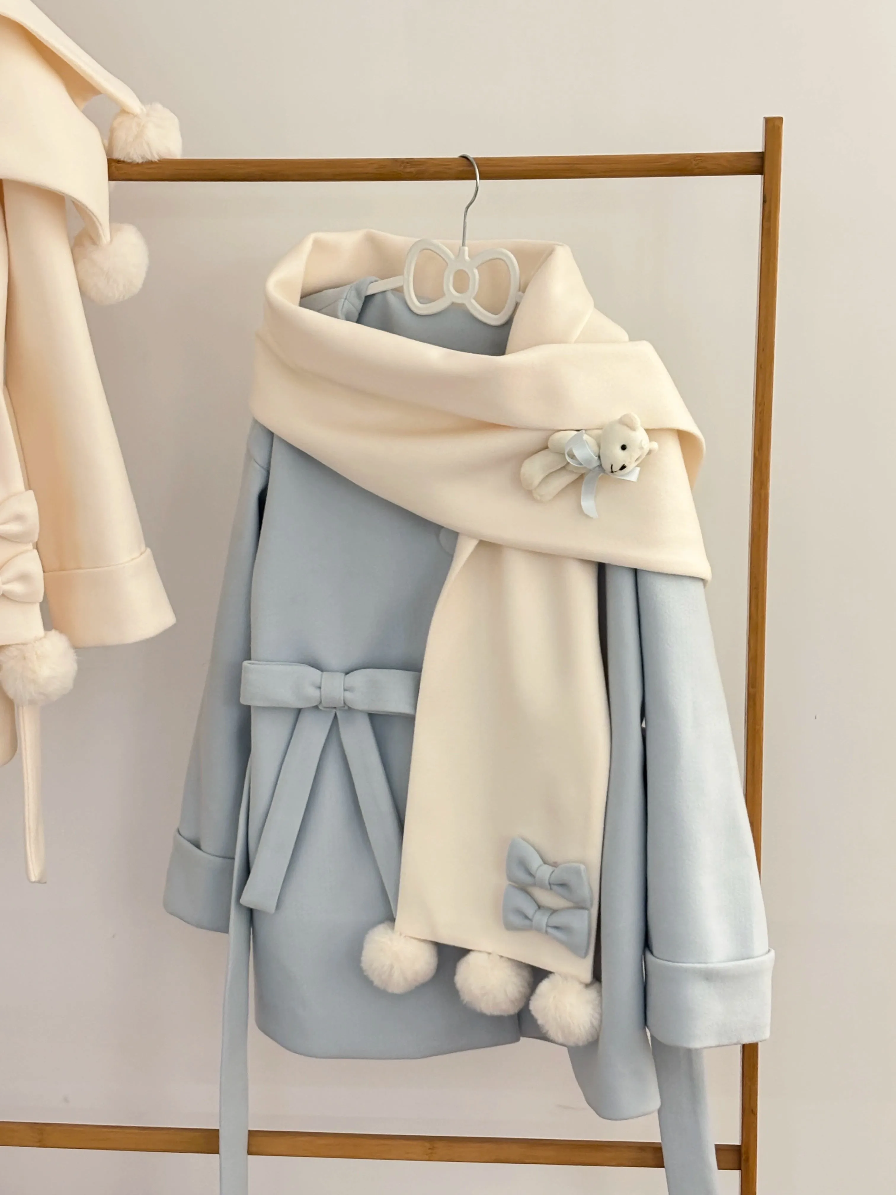 Platycodon House~Winter Sweet Lolita Coat Long Scarf Outerwear