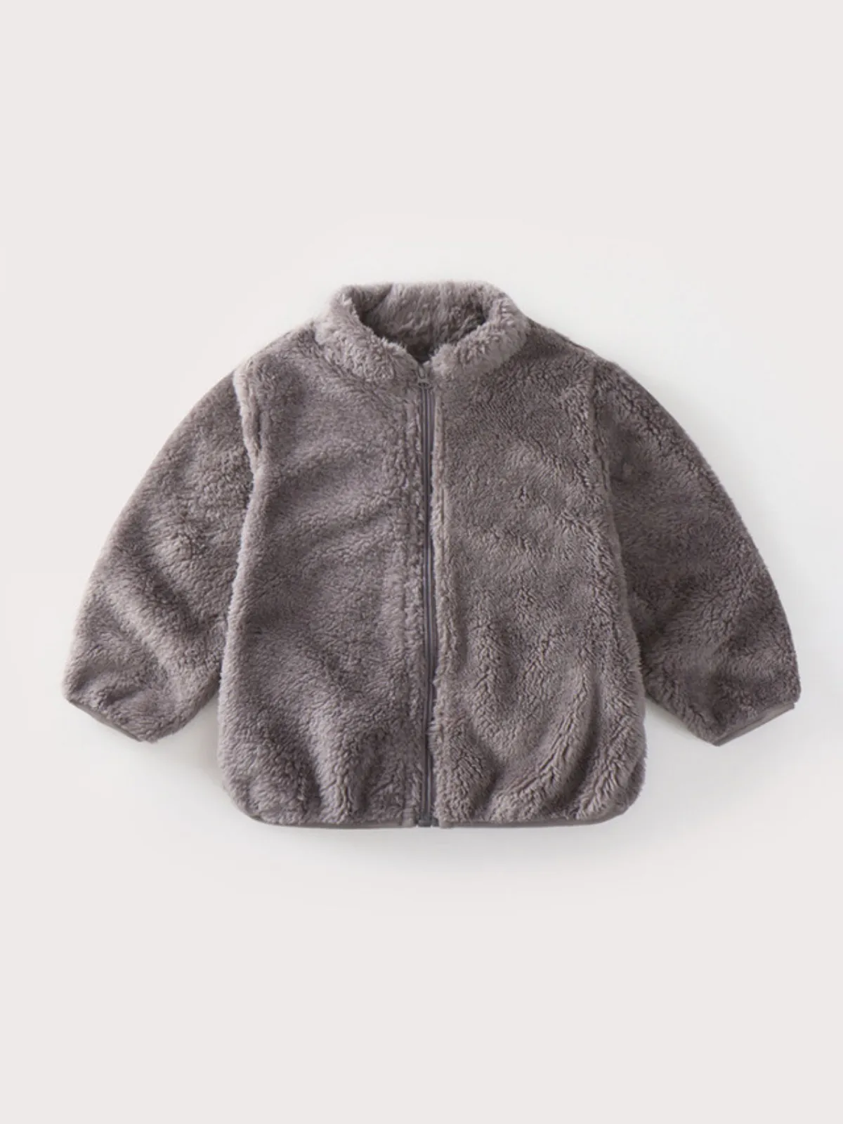 Plush Teddy Zip Up Jacket