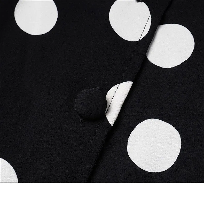 Polka Dot Wrap Dress