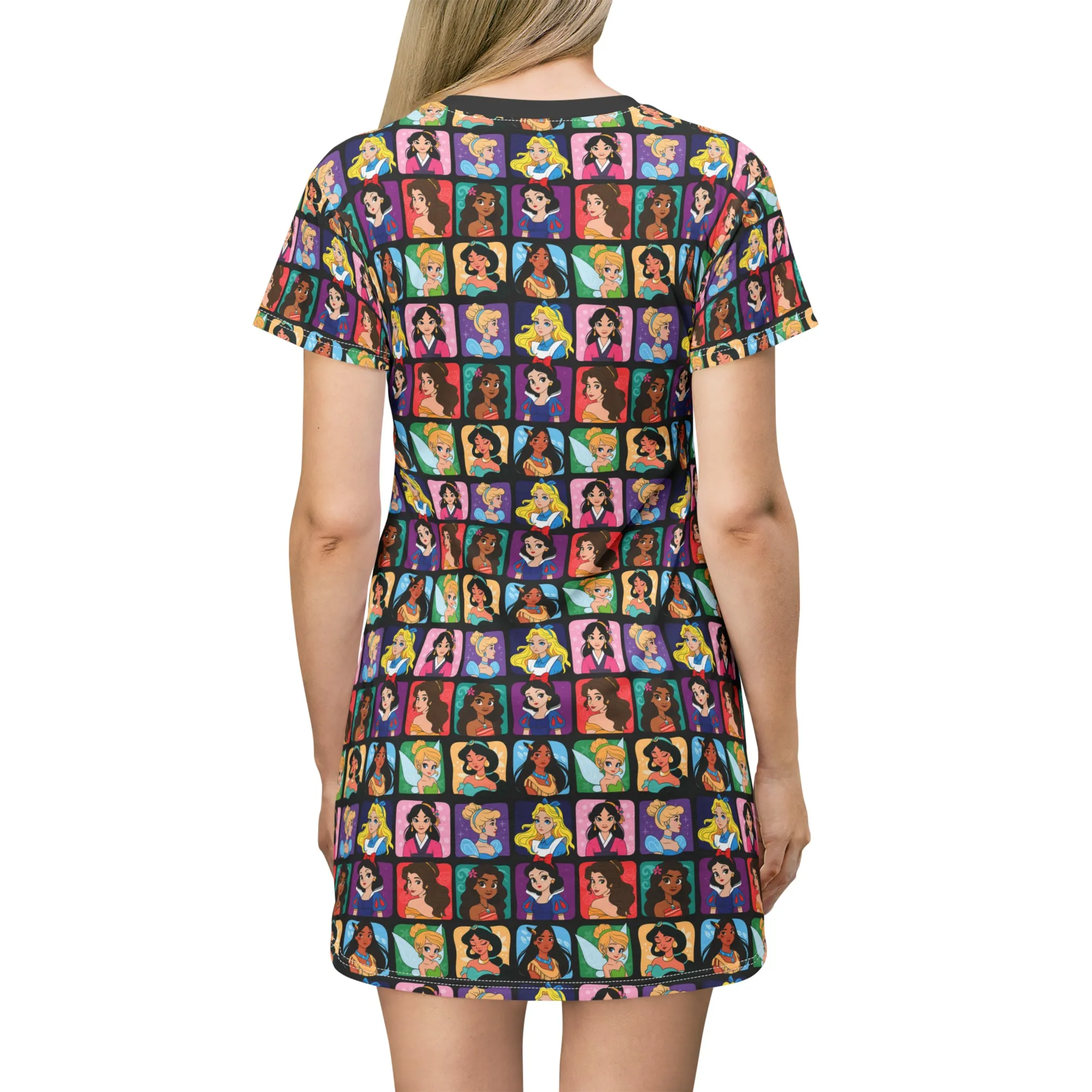 Princess Portraits T-Shirt Dress