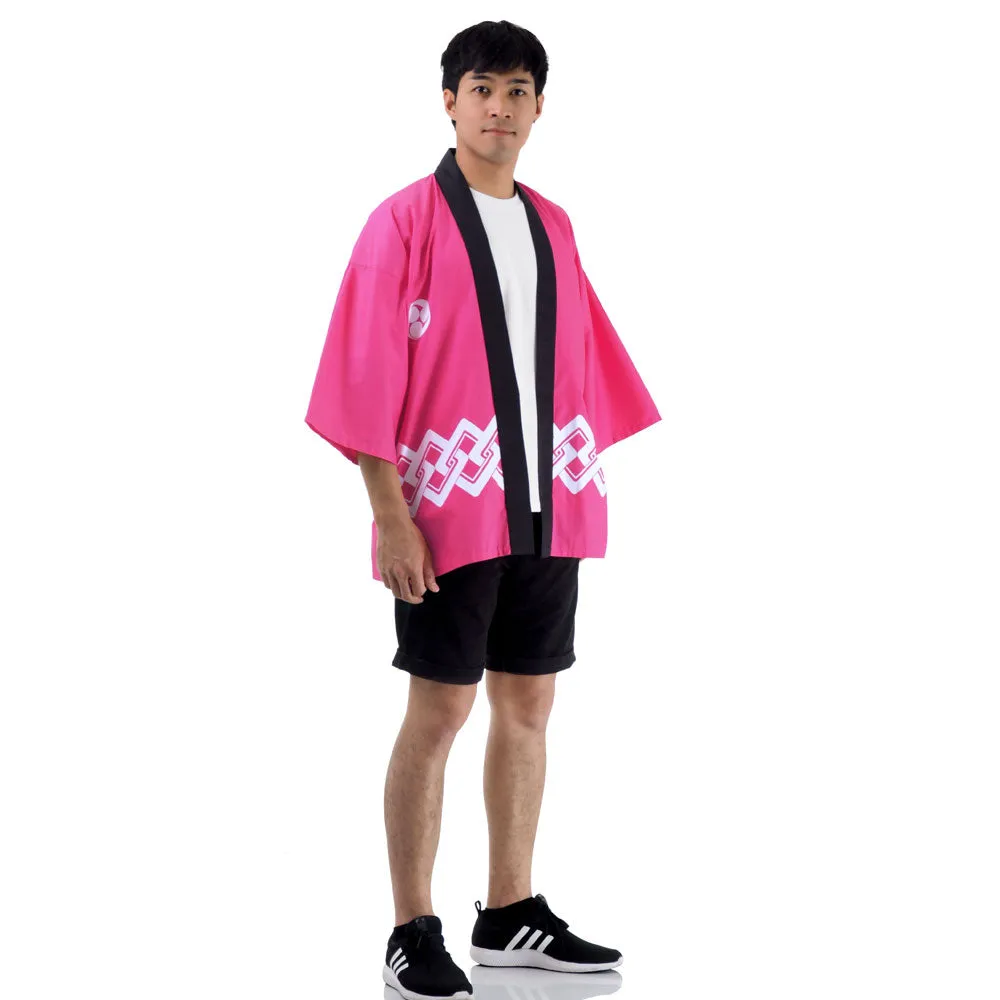 Purple Japanese Happi Kimono Jacket Murasaki Grace