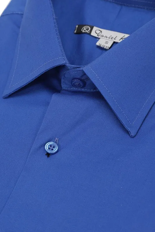 Royal Blue Long Sleeve Dress Shirt