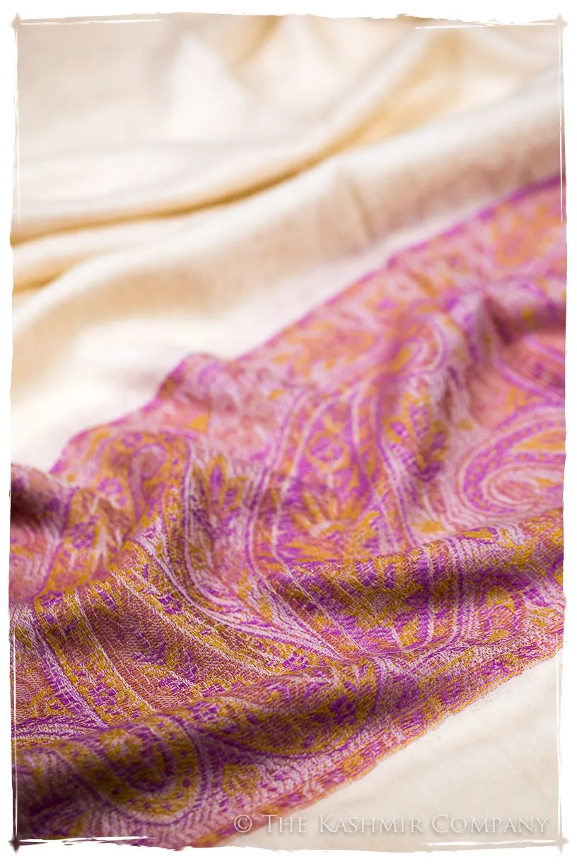 Samiya Paisley Frontière Pashmina Cashmere Scarf