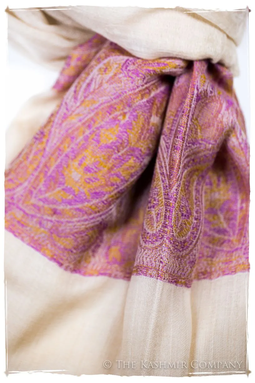 Samiya Paisley Frontière Pashmina Cashmere Scarf