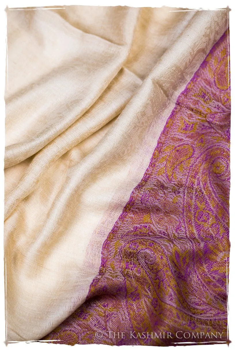 Samiya Paisley Frontière Pashmina Cashmere Scarf