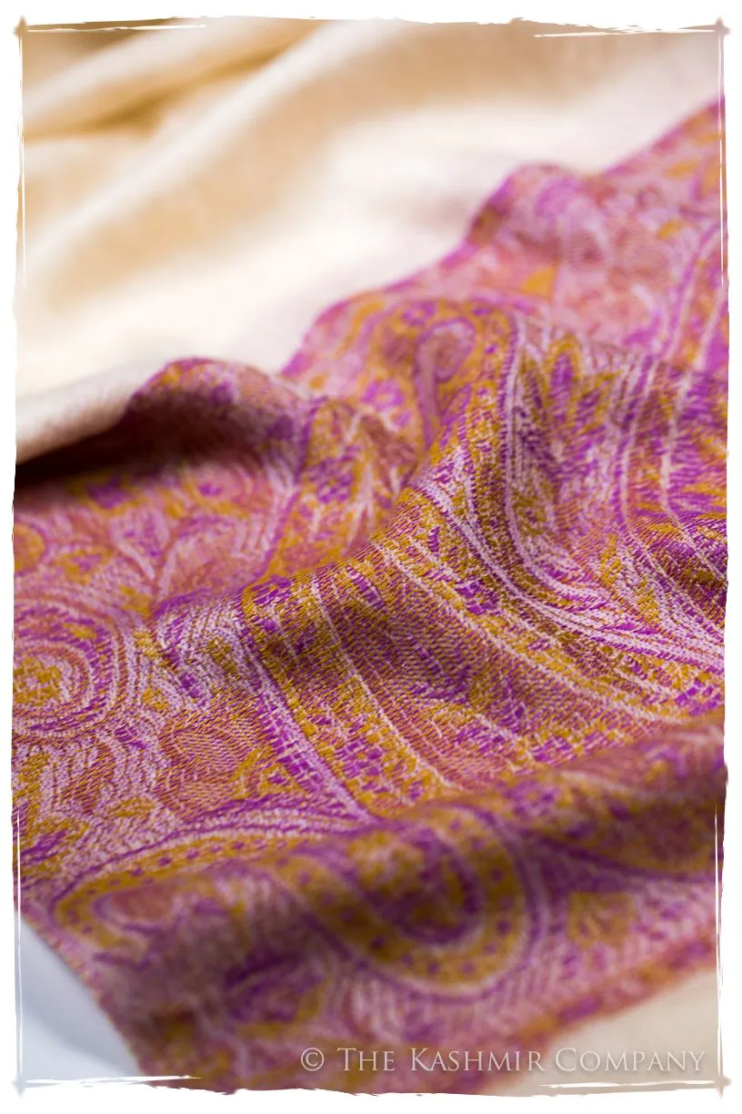 Samiya Paisley Frontière Pashmina Cashmere Scarf