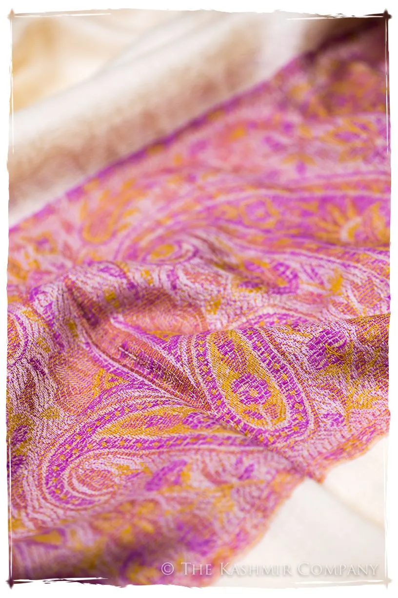 Samiya Paisley Frontière Pashmina Cashmere Scarf